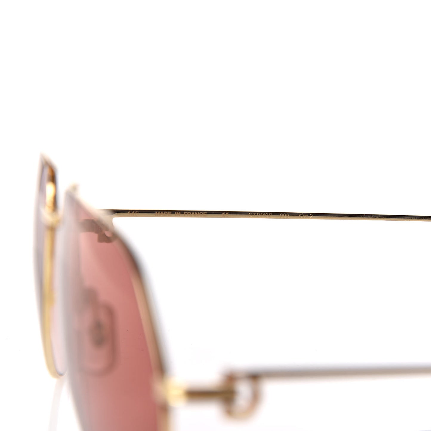 Premiere De Aviator Sunglasses Red Gold