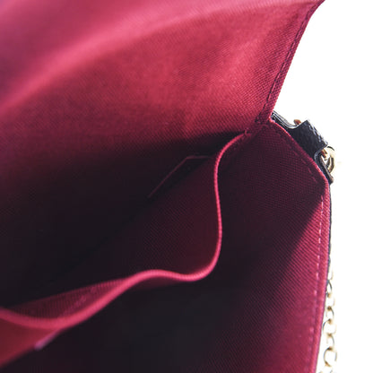 Louis Vuitton Monogram Pochette Felicie Chain Wallet Fuchsia 11 of 14