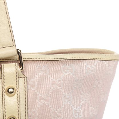Gucci Monogram Large Jolicoeur Tote Pink 15 of 17