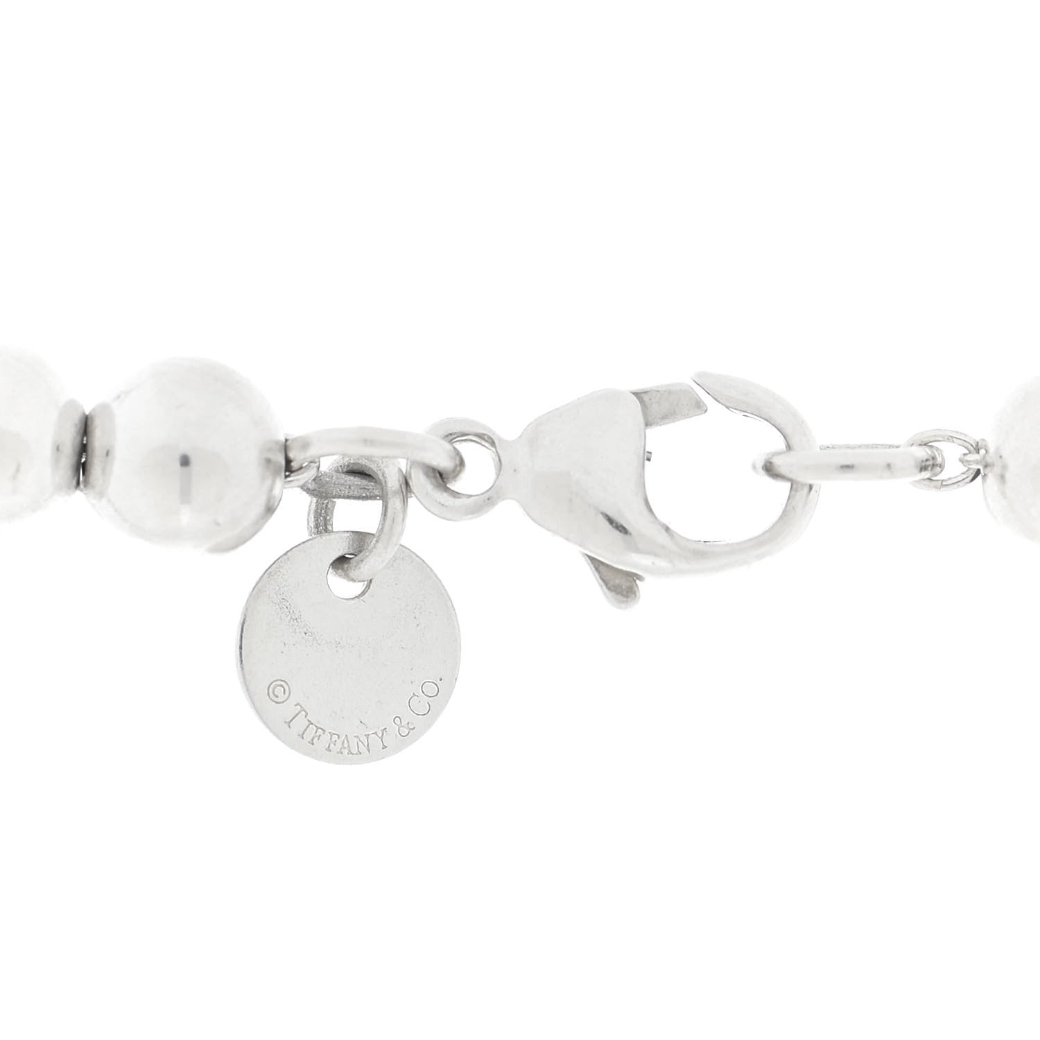 Tiffany Sterling Silver HardWear Graduated Ball Necklace 4 of 4