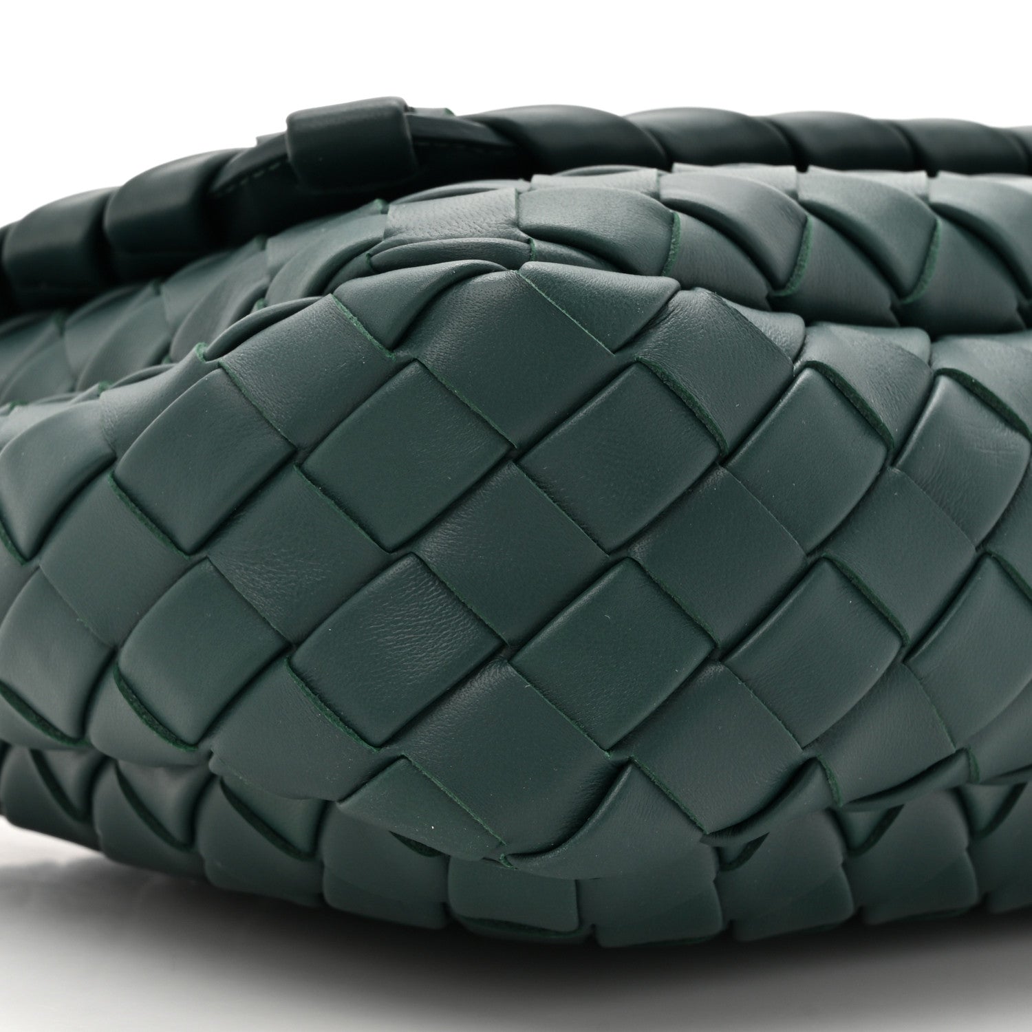 Bottega Veneta Nappa Intrecciato Small Cobble Messenger Bag Emerald Green 10 of 11