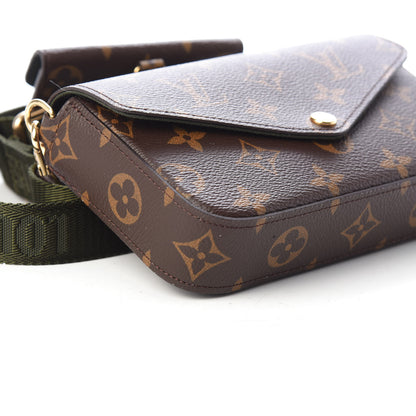 Louis Vuitton Monogram Felicie Strap & Go Kaki 7 of 8