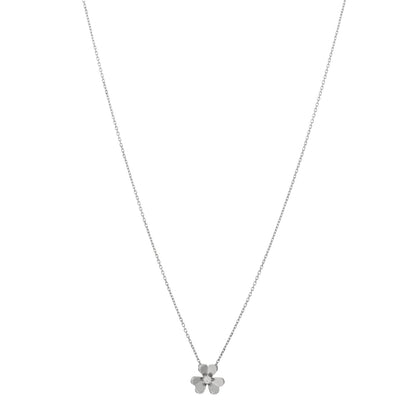 Van Cleef & Arpels 18K White Gold Diamond Mini Frivole Pendant Necklace 1 of 3