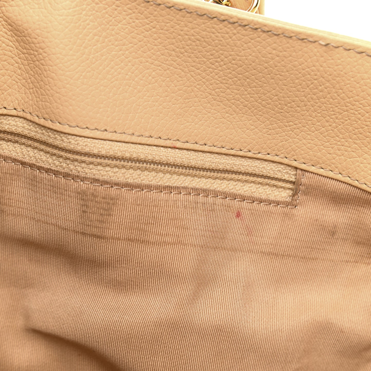 Calfskin Cerf Executive Shopper Tote Beige