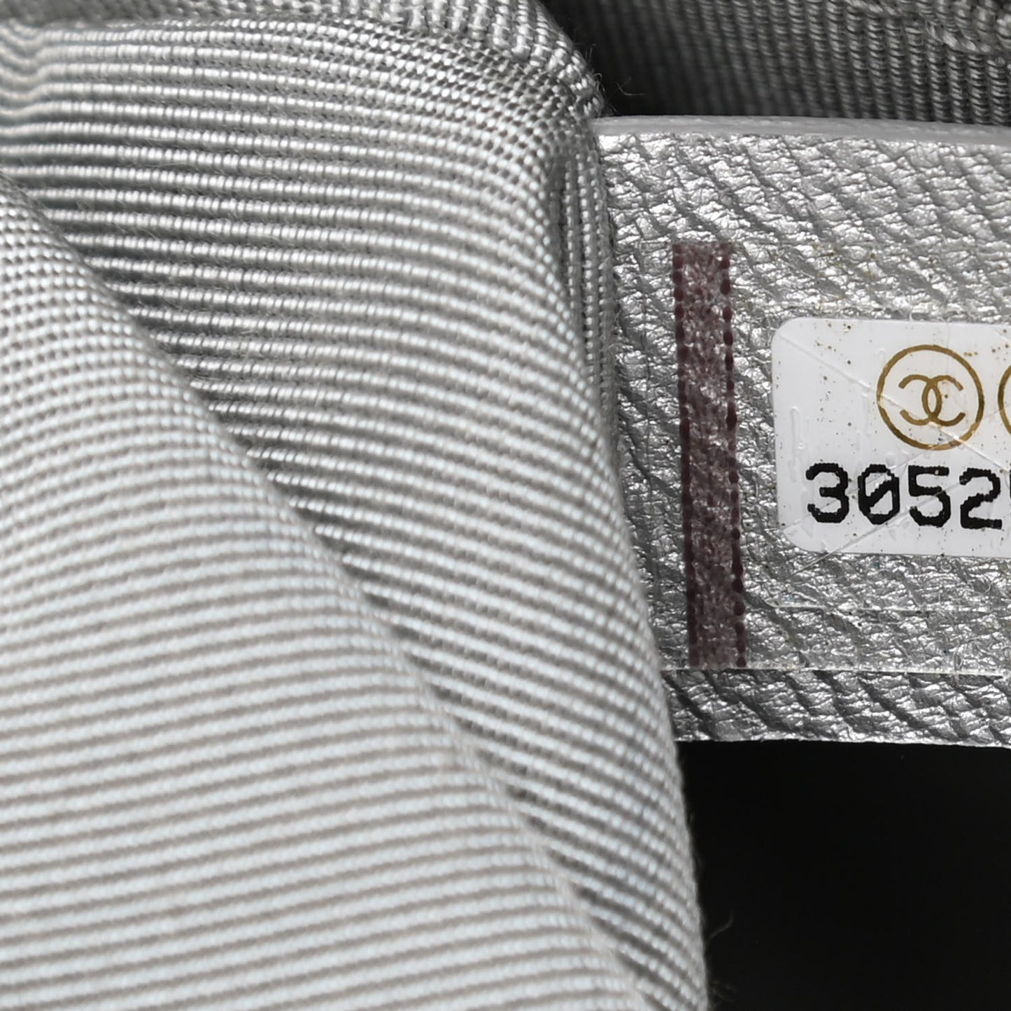 Metallic Goatskin Quilted Medium Chanel 19 Flap Silver