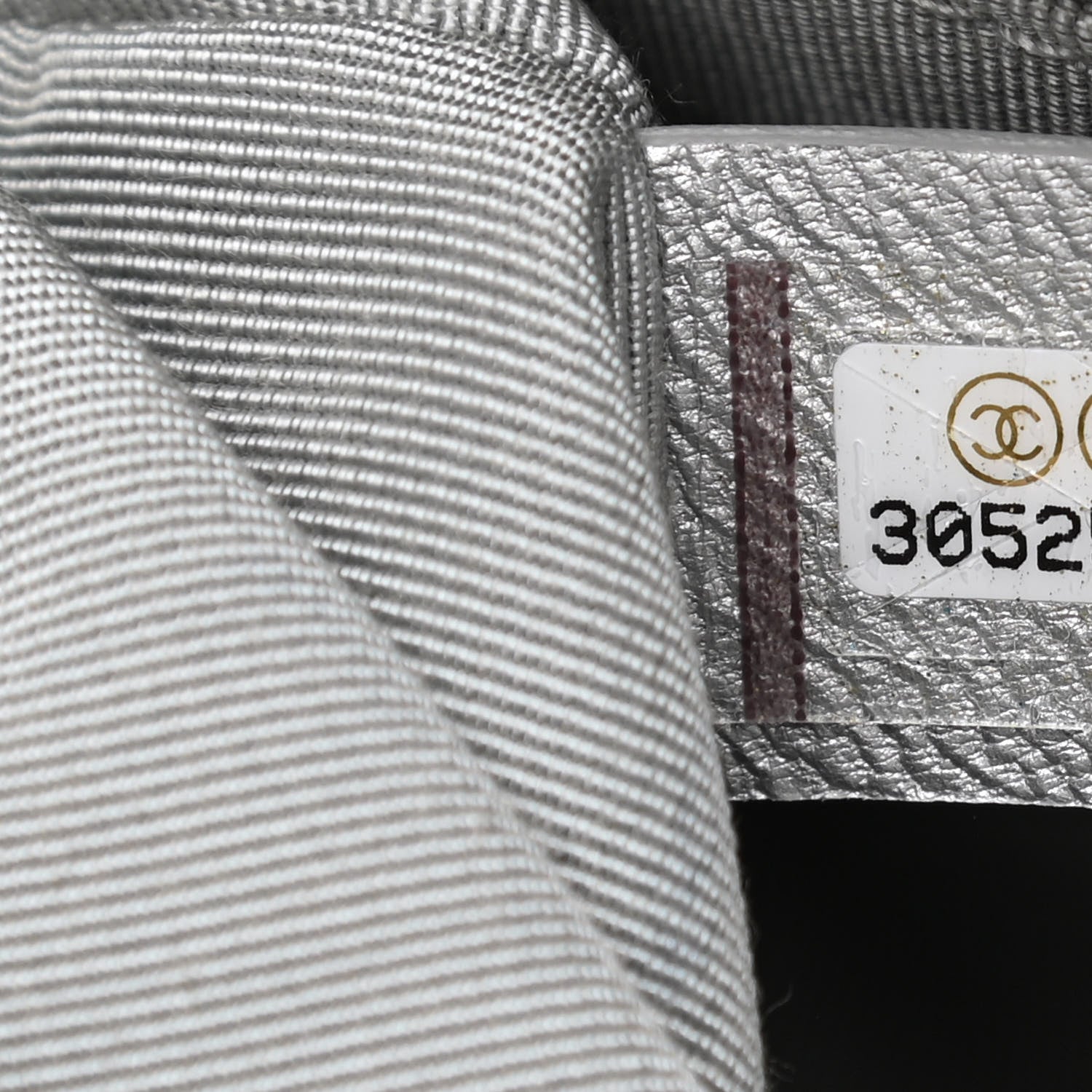 Chanel Metallic Goatskin Quilted Medium Chanel 19 Flap Silver 7 of 11