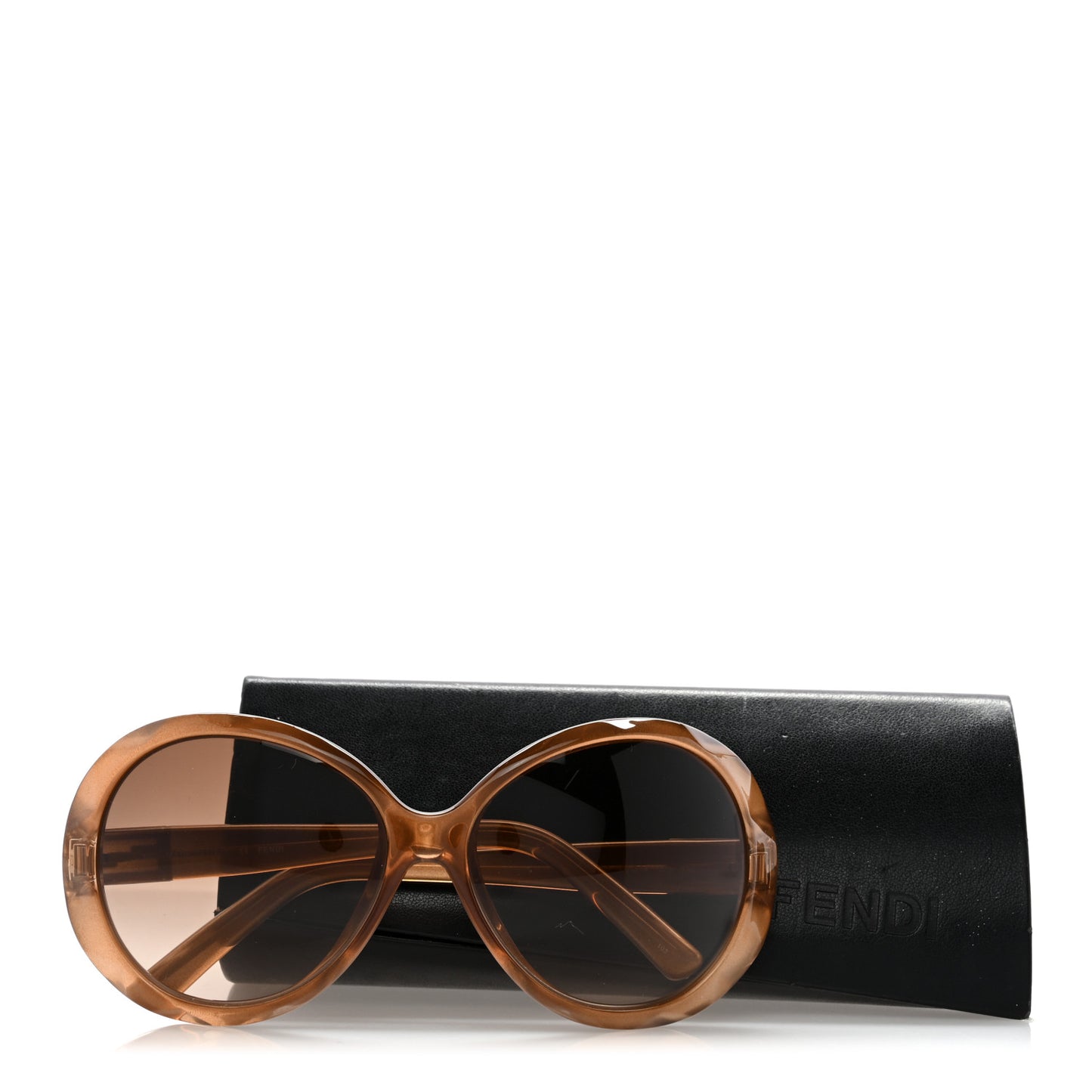 Acetate Round Sunglasses FS5141 Brown