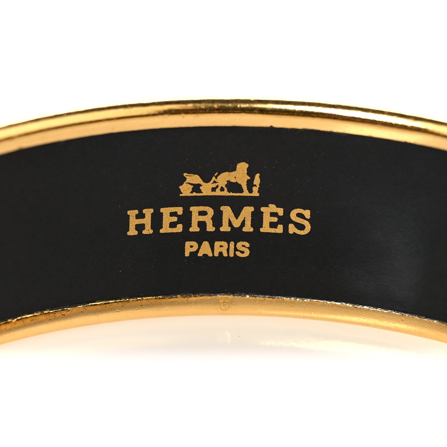Hermes Enamel Printed Wide Bracelet 70 4 of 5