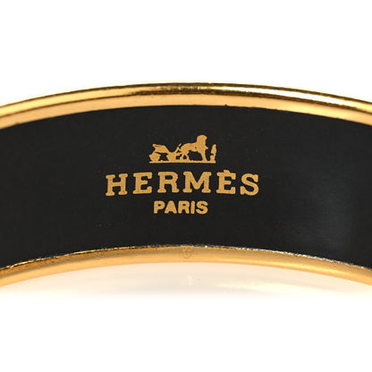 Hermes Enamel Printed Wide Bracelet 70 4 of 5