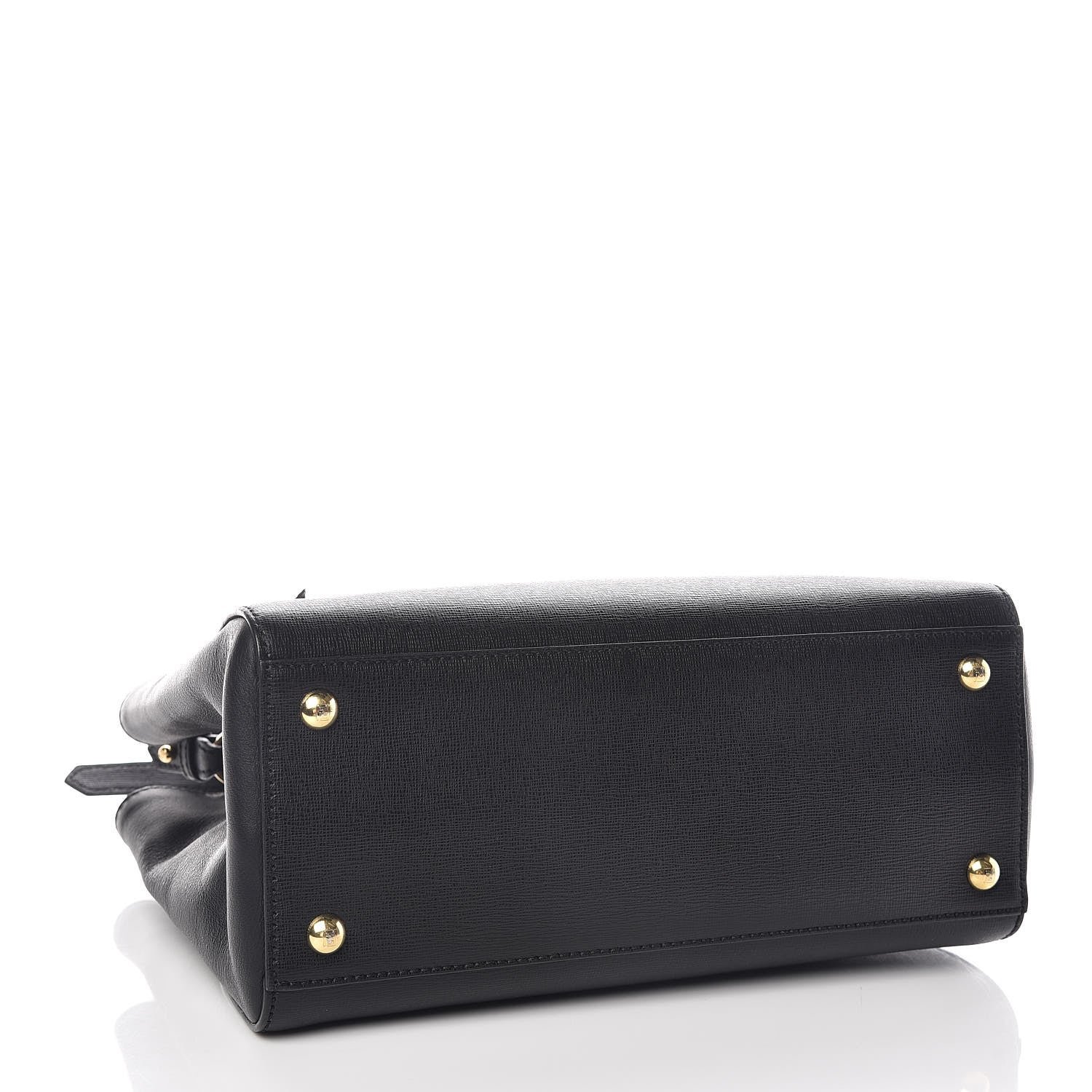 Fendi Vitello Elite Petite 2Jours Tote Black 5 of 11