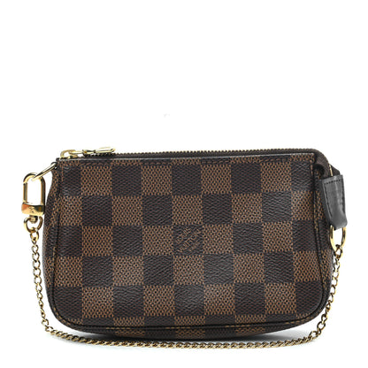 Louis Vuitton Damier Ebene Mini Pochette Accessories 1 of 7