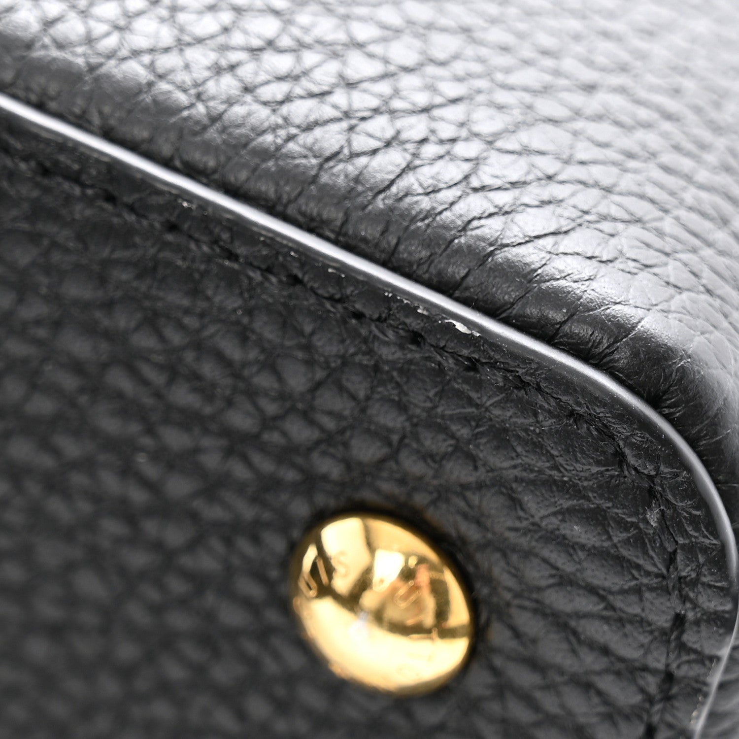 Louis Vuitton Taurillon Ayers Mini Capucines Black 10 of 12
