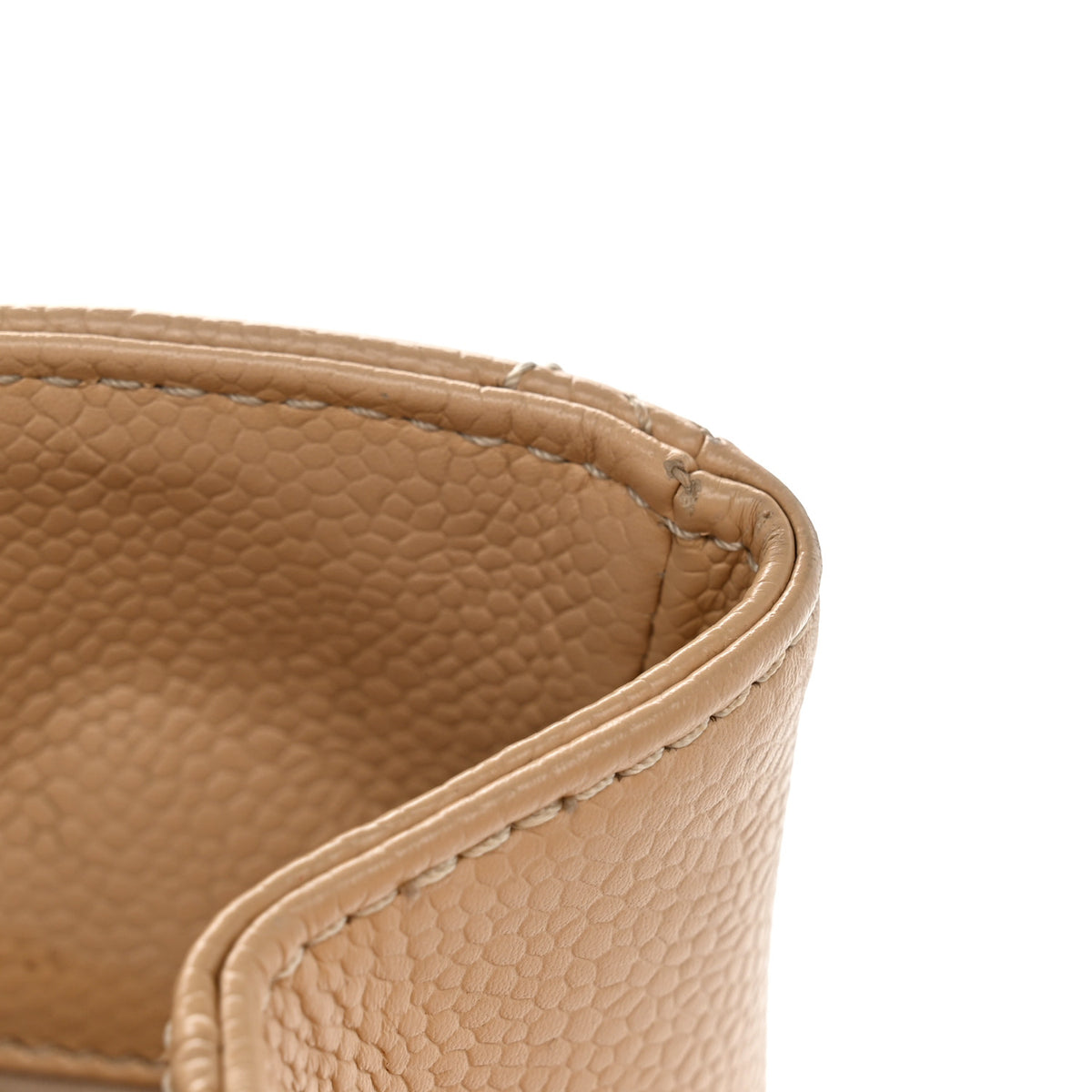 Chanel Caviar Quilted Grand Shopping Tote GST Beige 12 of 13