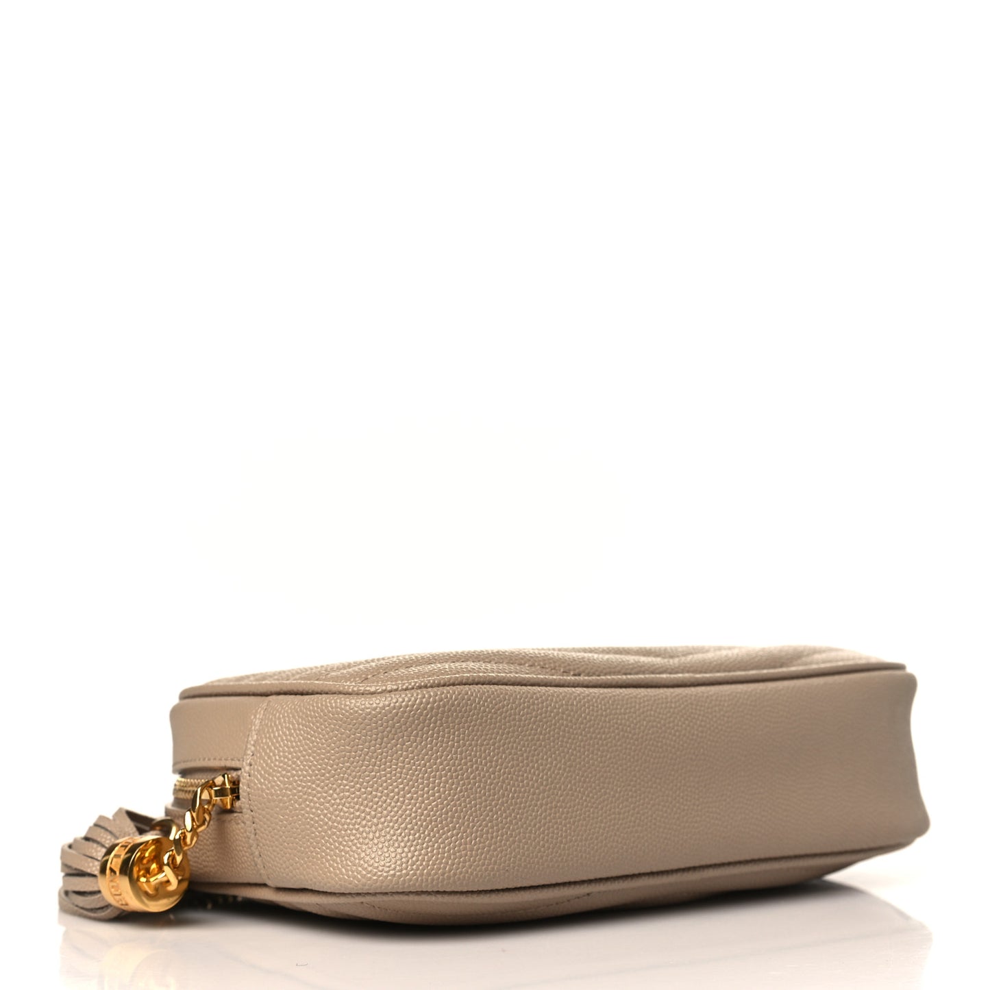 Grain De Poudre Matelasse Monogram Mini Lou Camera Bag Dark Latte