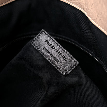 Saint Laurent Crinkled Calfskin Matelasse Monogram Large Niki Shopper Tote Dusty Grey 7 of 13