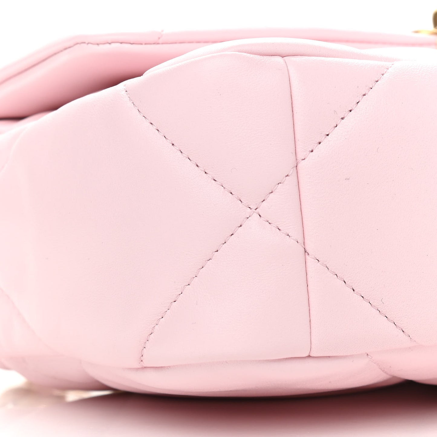 Lambskin Quilted Medium Chanel 19 Flap Light Pink
