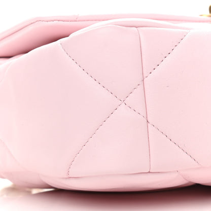Chanel Lambskin Quilted Medium Chanel 19 Flap Light Pink 9 of 11