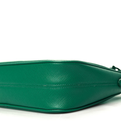 Prada Saffiano Lux Mini Re-Edition Shoulder Bag Mango 9 of 9