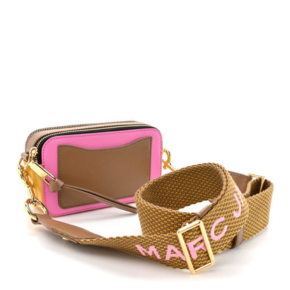 Marc Jacobs Saffiano Small Snapshot Camera Bag Pink Multicolor 2 of 9