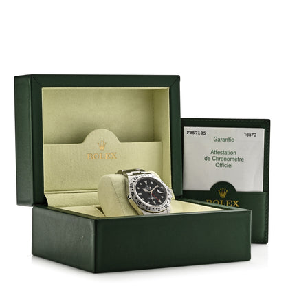 Rolex Stainless Steel 40mm Oyster Perpetual Date Explorer II Watch Black 16570 5 of 5