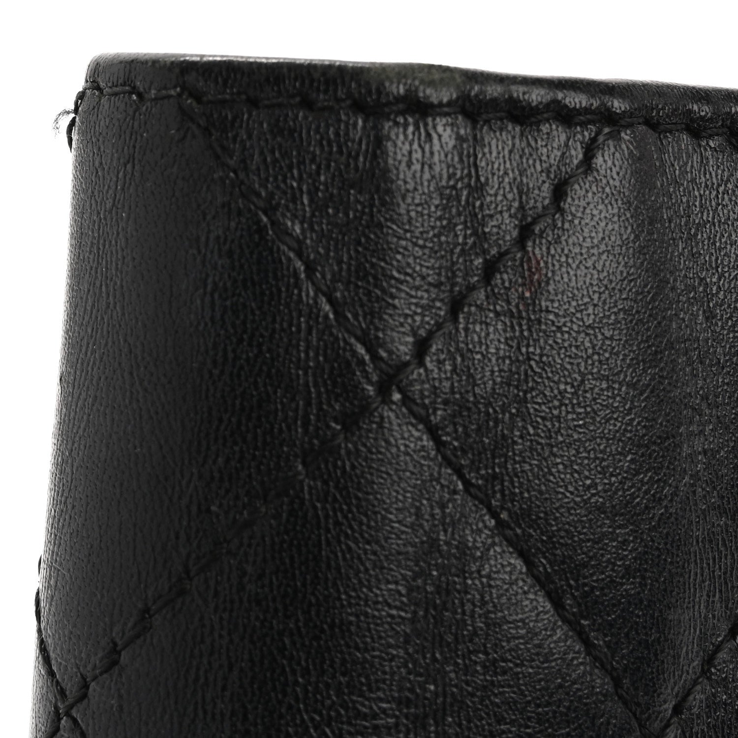 Chanel Calfskin Quilted Cambon Yen Wallet Black 16 of 19