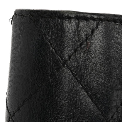 Chanel Calfskin Quilted Cambon Yen Wallet Black 16 of 19