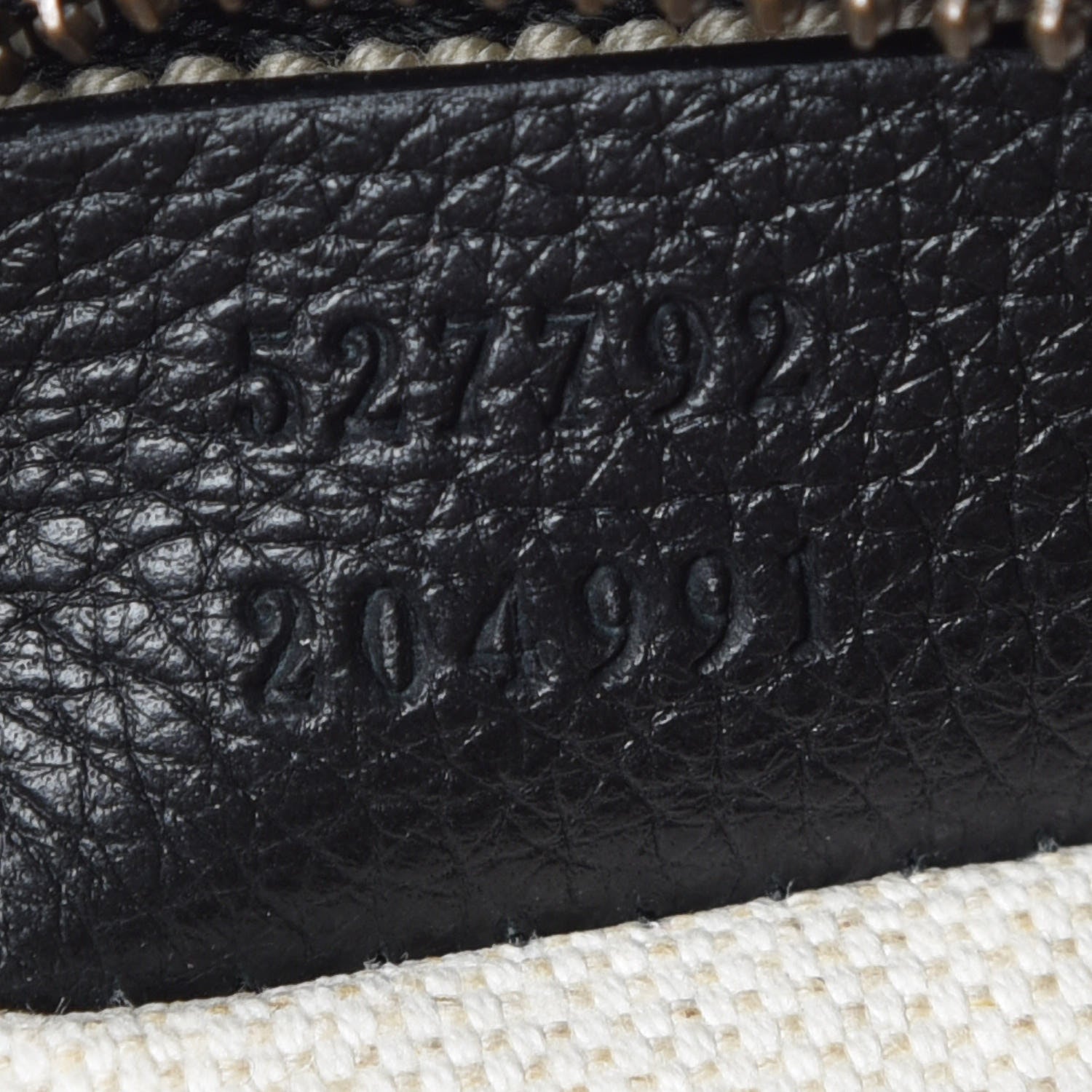 Gucci Grained Calfskin Small Logo Belt Bag Black 9 of 10
