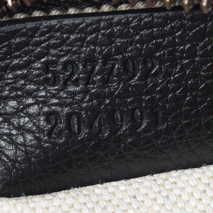 Gucci Grained Calfskin Small Logo Belt Bag Black 9 of 10