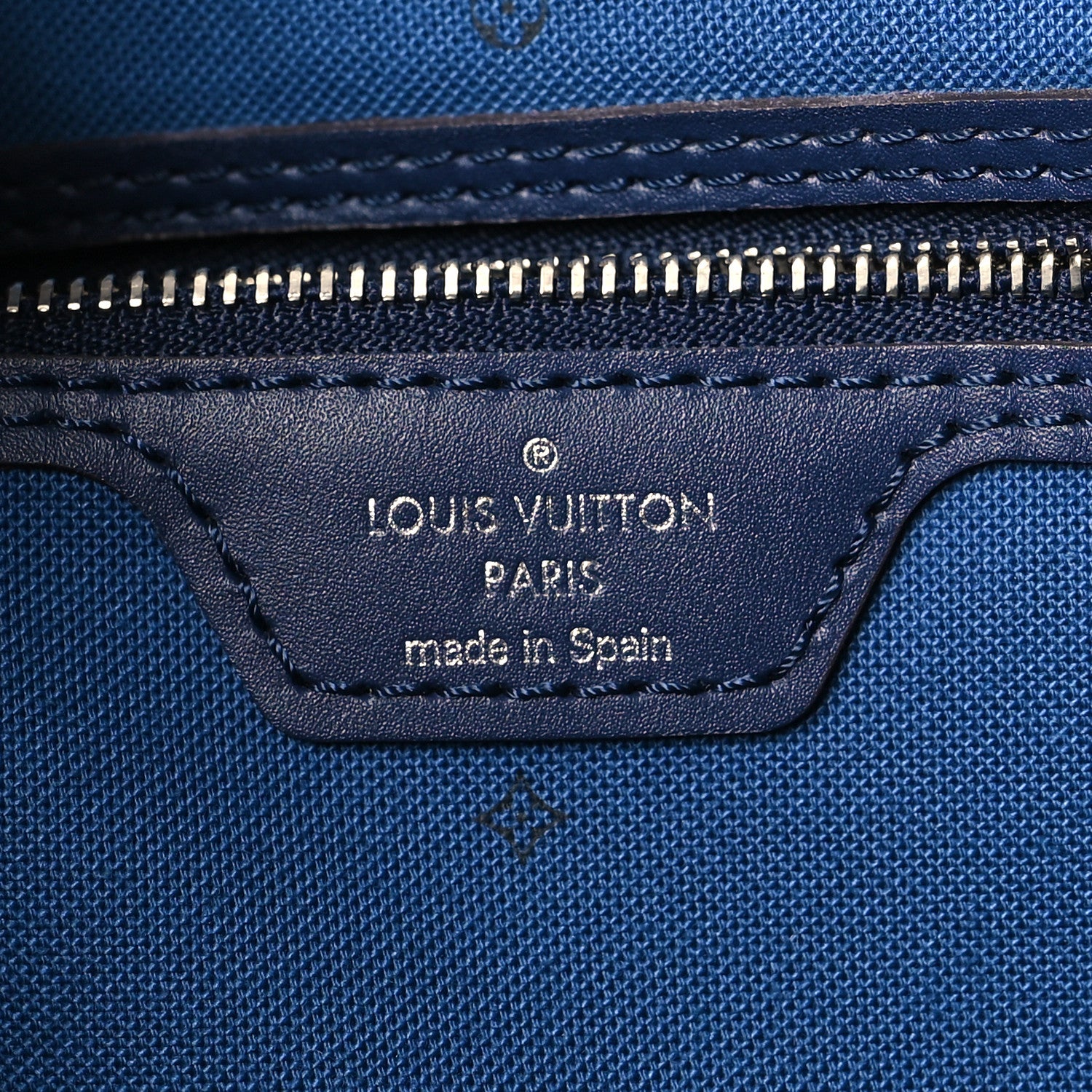 Louis Vuitton Monogram Escale Neverfull MM Blue 7 of 10