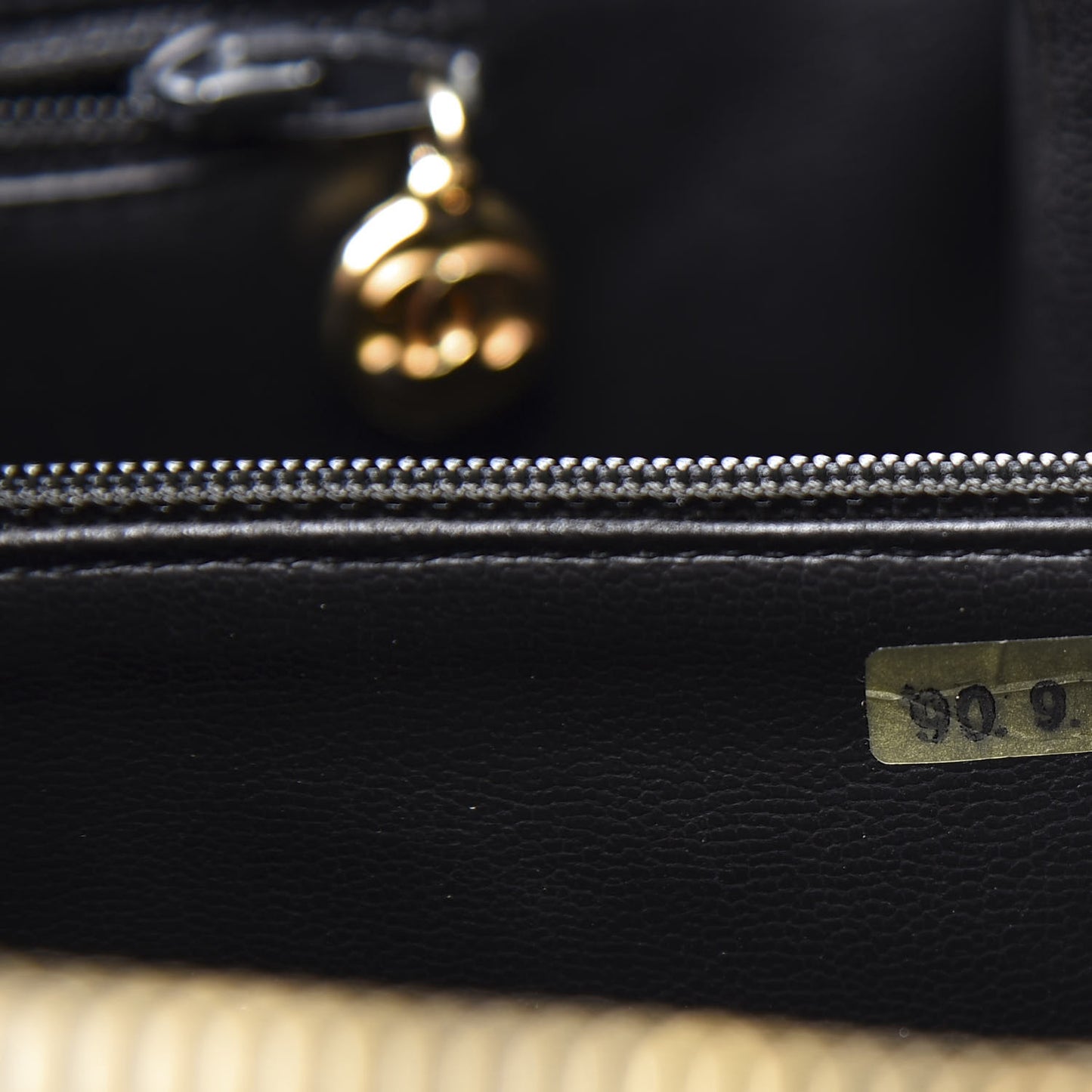 Lambskin Quilted Shopping Tote Black