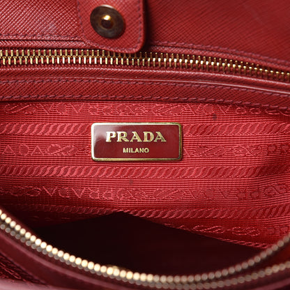 Prada Saffiano Lux Medium Tote Fuoco 6 of 19