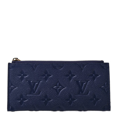 Louis Vuitton Empreinte Curieuse Wallet Zippered Insert Iris 1 of 11