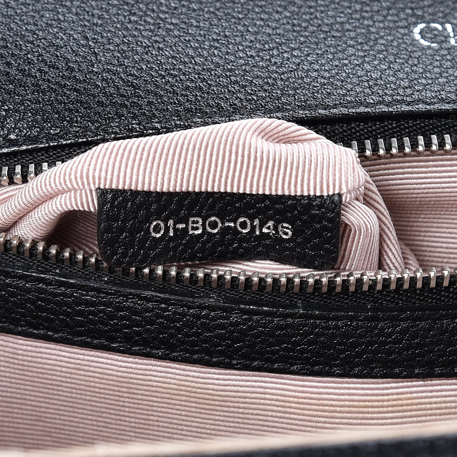 Christian Dior Grained Calfskin Medium Diorama Flap Bag Black 7 of 18