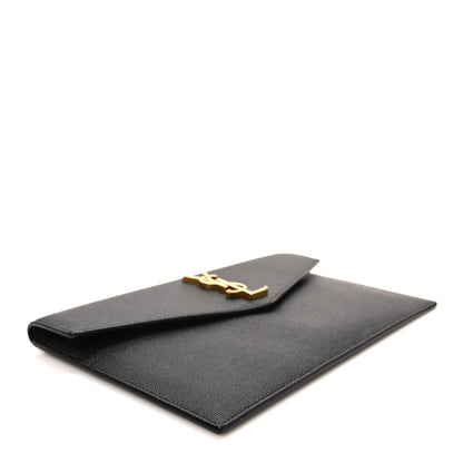 Saint Laurent Grain De Poudre Uptown Pouch Black 4 of 7