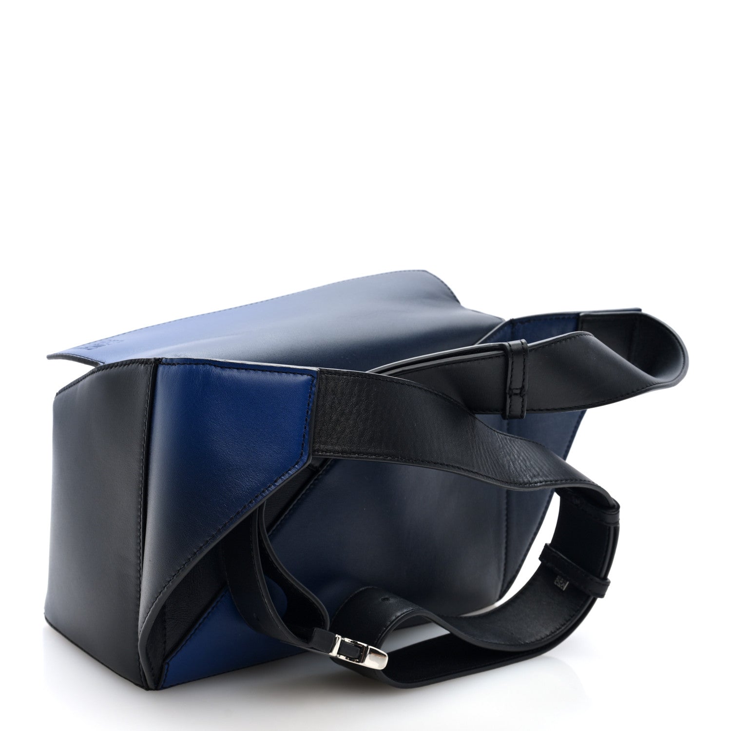 Loewe Calfskin Small Puzzle Edge Bumbag Navy Blue 3 of 9