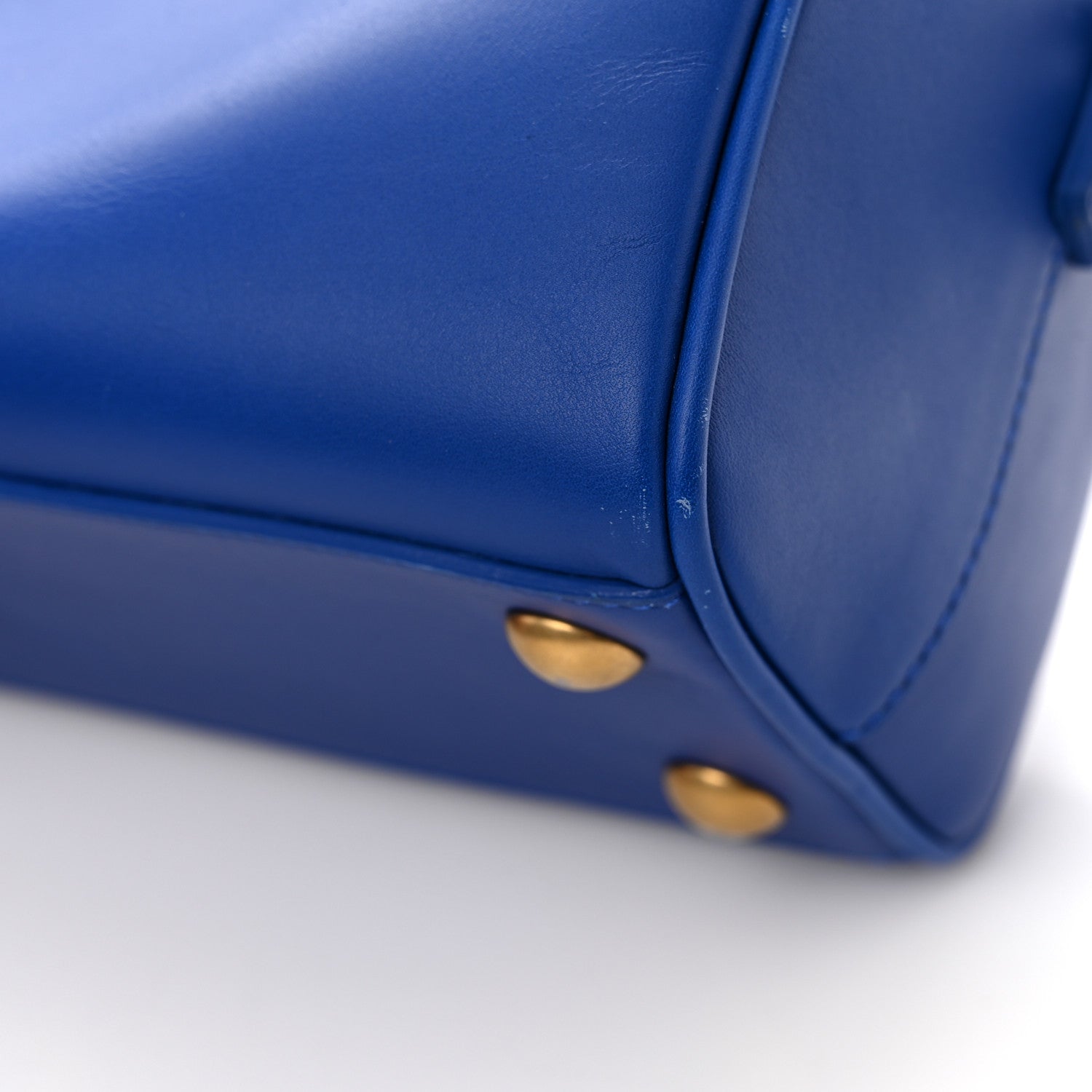 Saint Laurent Calfskin Classic Baby Duffle Blue 11 of 13