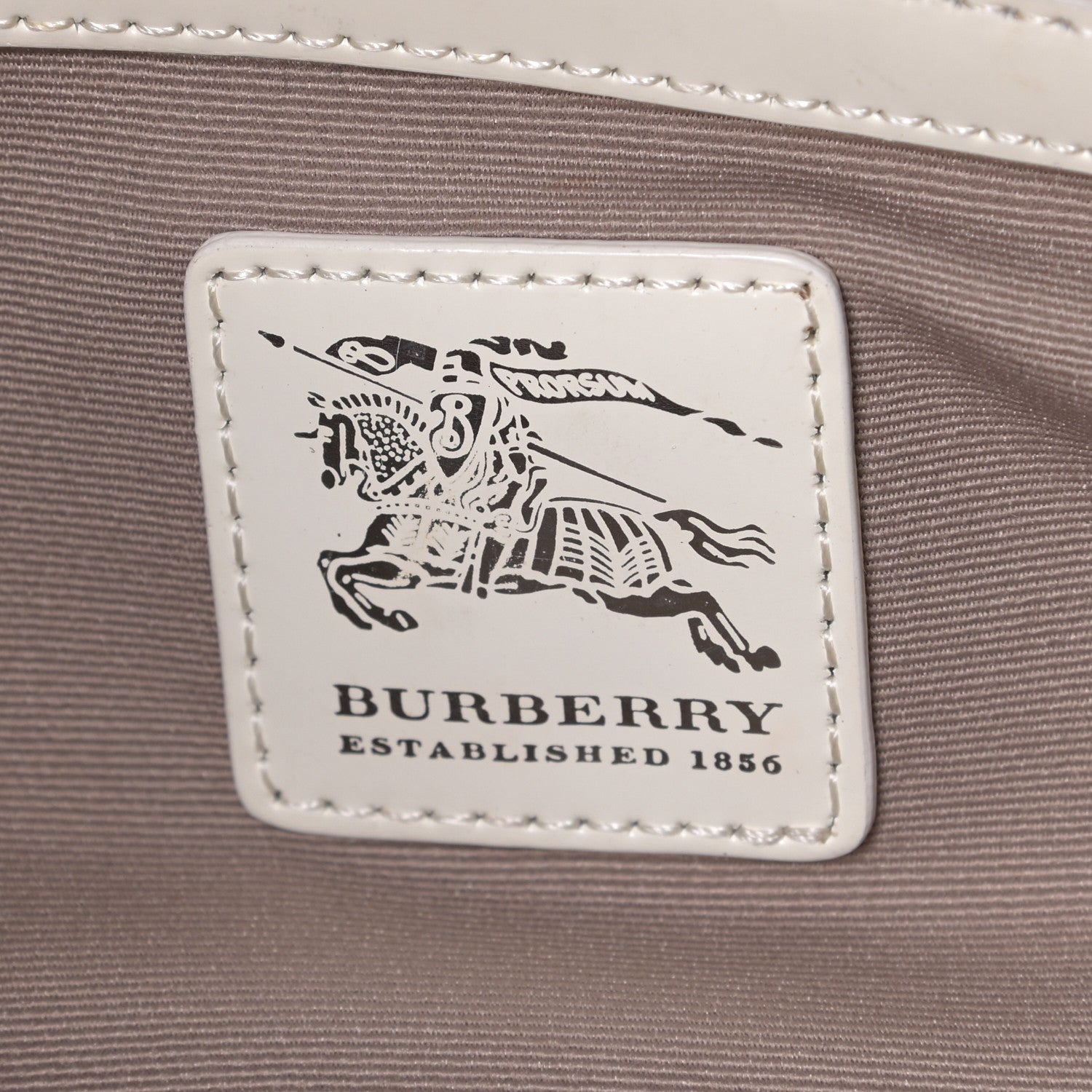 Burberry Nova Check Bowling Bag White 7 of 8