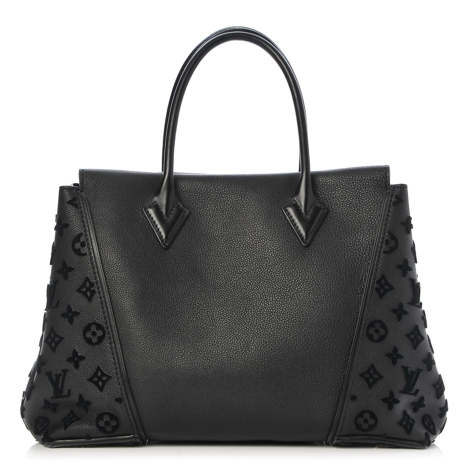 Louis Vuitton Veau Cachemire Tote W PM Black 1 of 8
