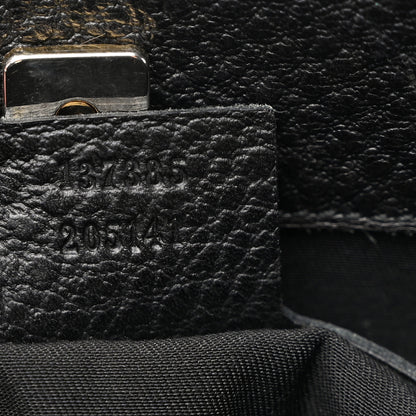 Gucci Calfskin Medium Hasler Tote Black 7 of 10