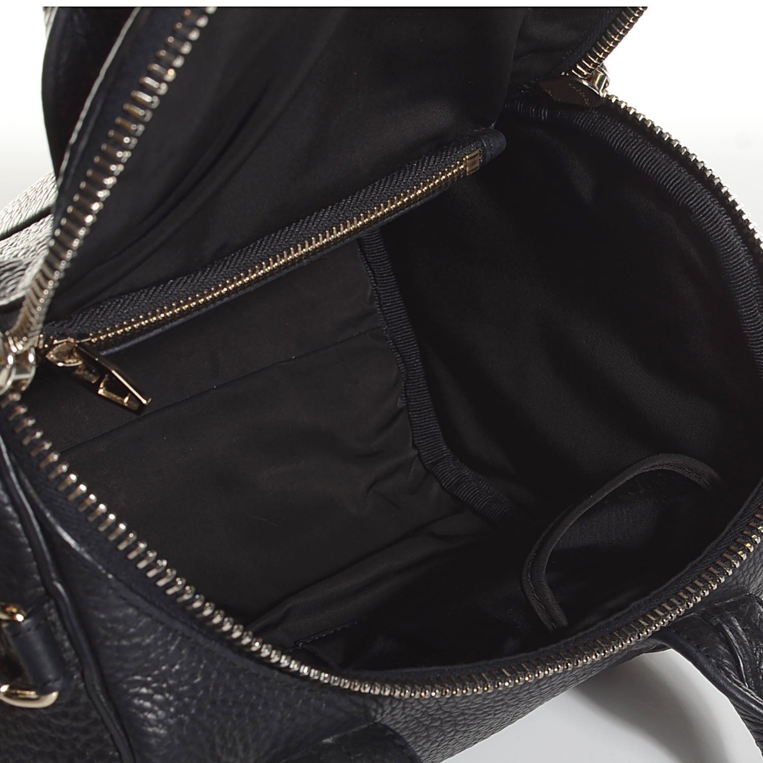 Alexander Wang Pebbled Lambskin Rockie Black Pale Gold Hardware 5 of 7