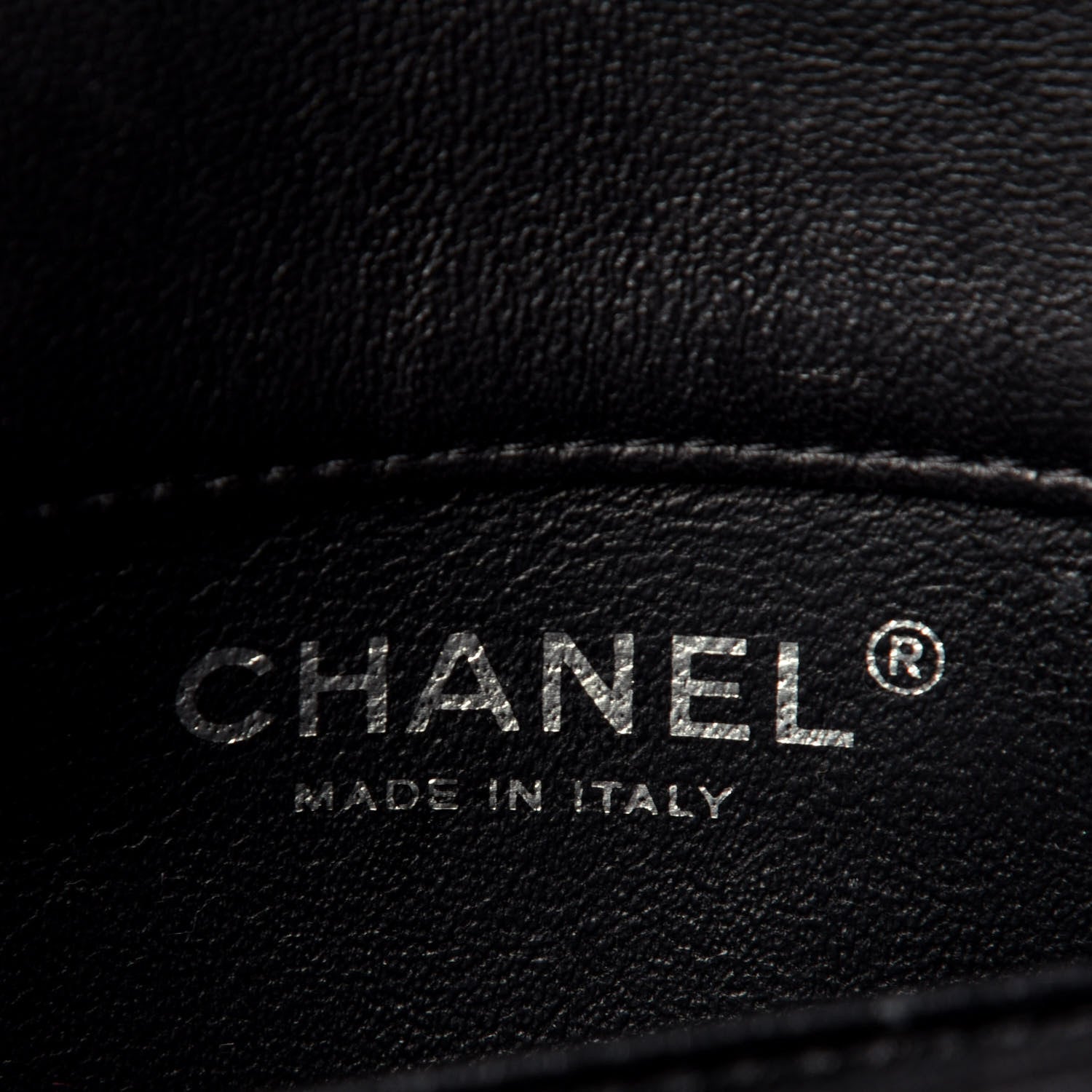 Chanel Lambskin Quilted Extra Mini Rectangular Flap Black 7 of 14