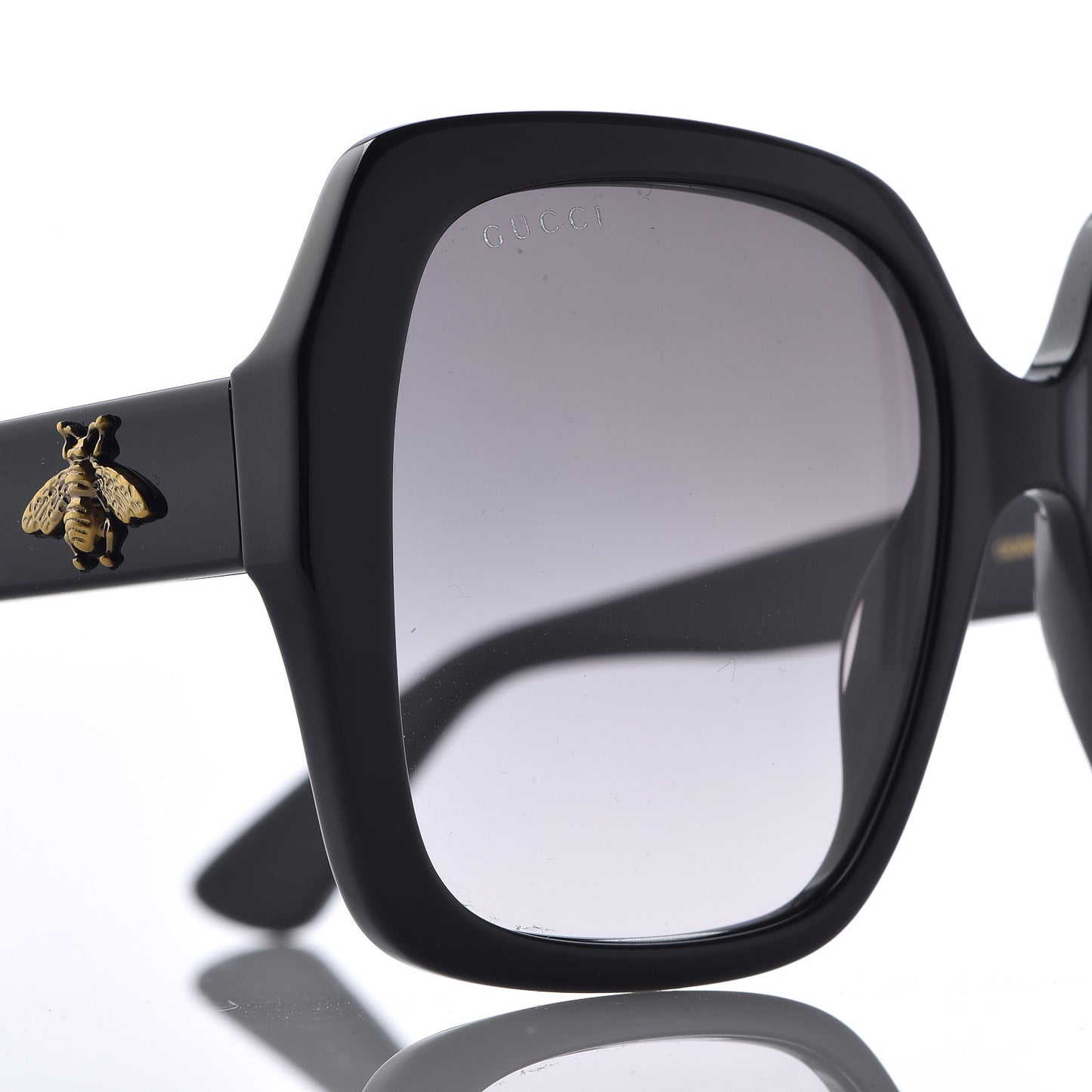 Acetate Square Frame GG0096S Sunglasses Black