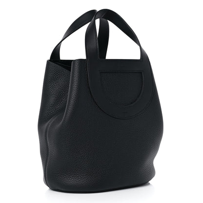 Hermes Taurillon Clemence Swift In-The-Loop 18 Bag Black 3 of 11