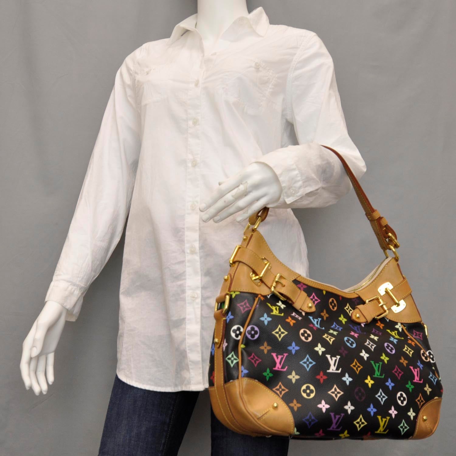 Louis Vuitton Monogram Multicolor Greta Black 2 of 9