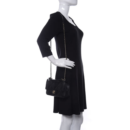 Chanel Lambskin Quilted Small Easy Carry Flap Black 2 of 10