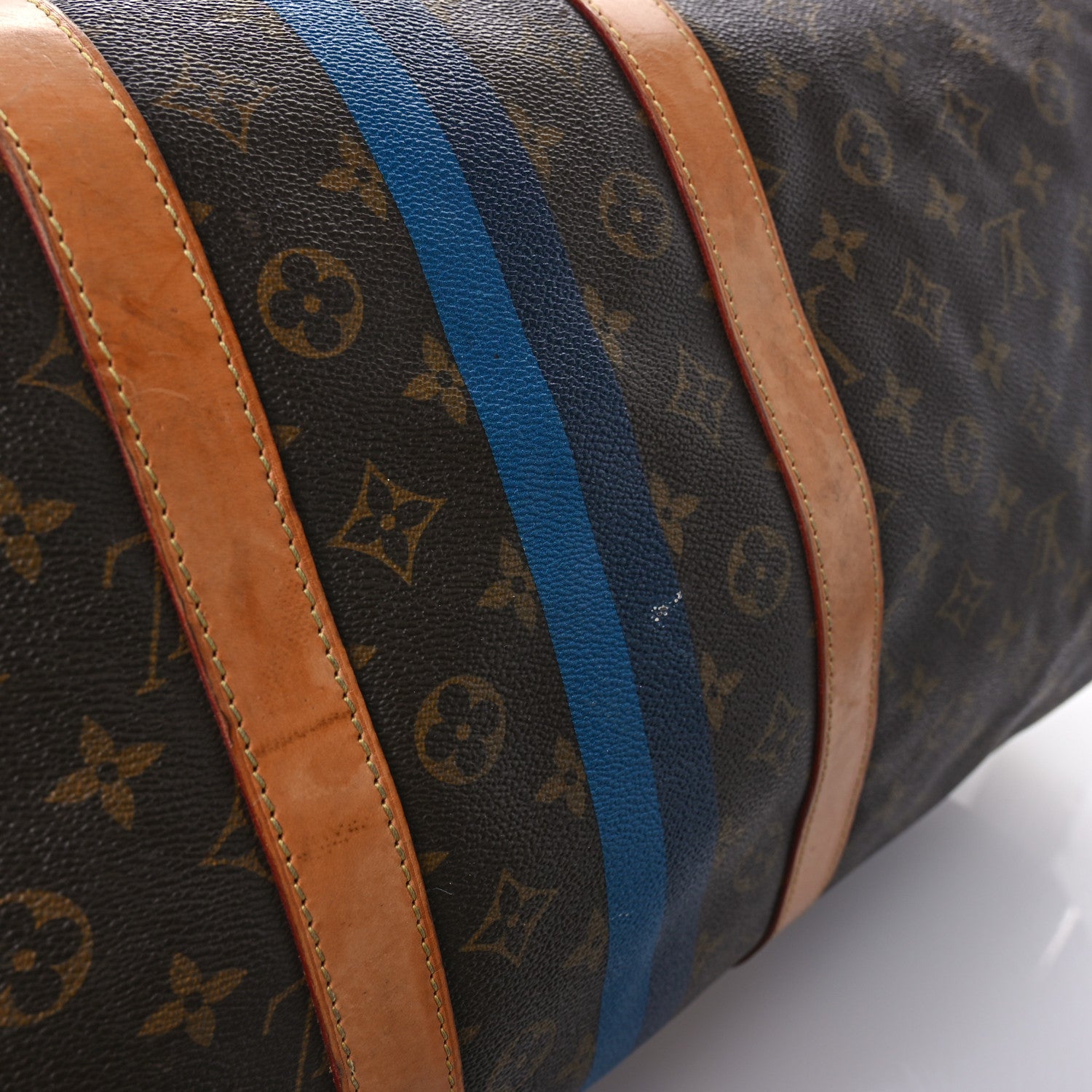 Louis Vuitton Monogram My LV Heritage Keepall Bandouliere 55 Marine Blue 14 of 15