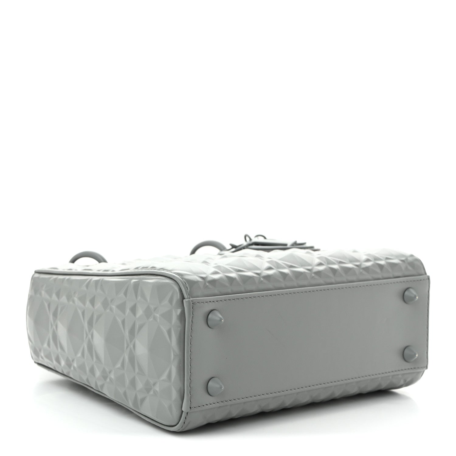 Christian Dior Calfskin Cannage Diamond Small My ABCDior Lady Dior