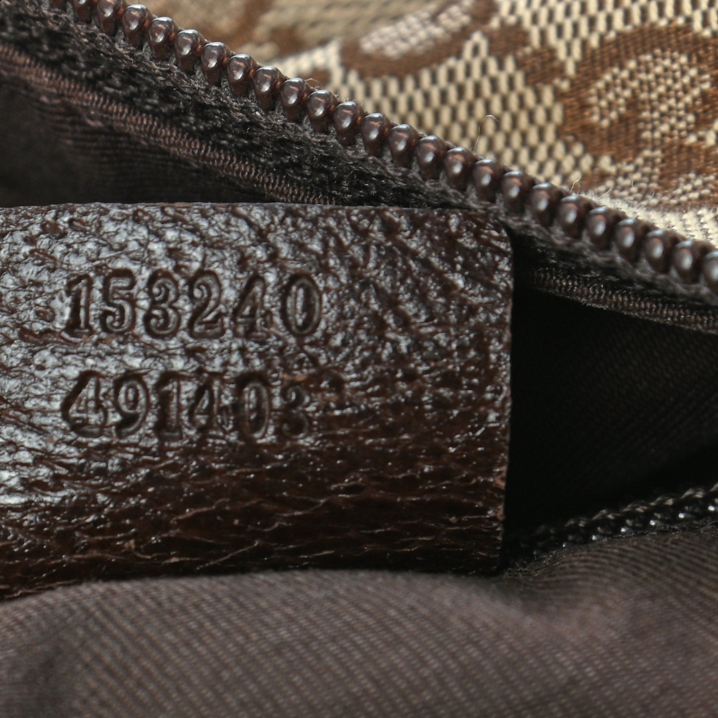 GG Monogram Web Medium Collapsible Carry On Duffle Beige Brown