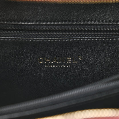 Chanel Caviar Quilted Medium CC Filigree Vanity Case Burgundy Black 6 of 12