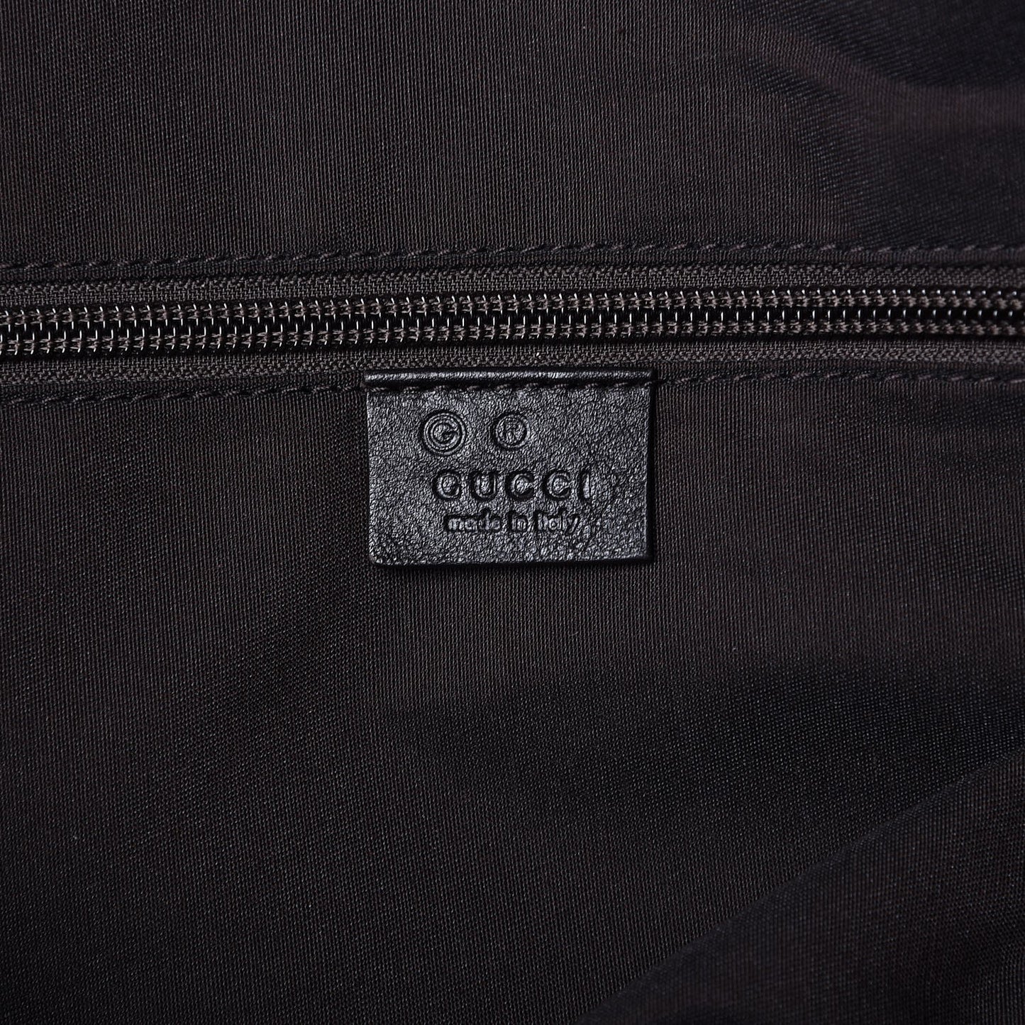 Metallic Monogram Canvas Tote Brown